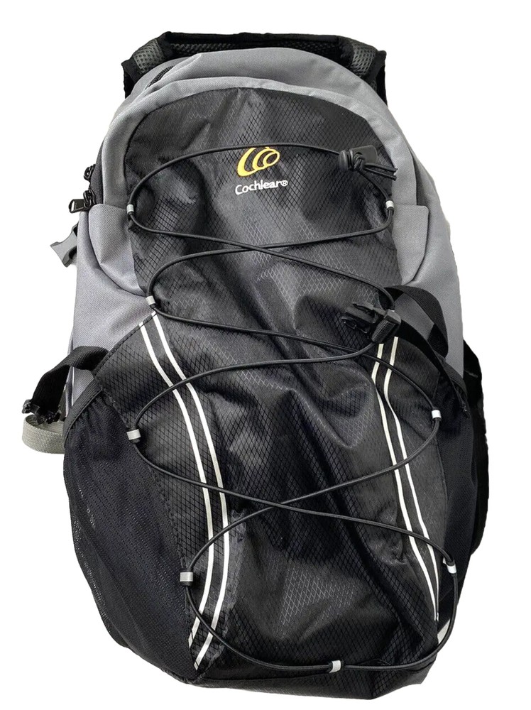 COCHLEAR Recipient Backpack Rucksack Grey Gray Black Bag P743078 24L