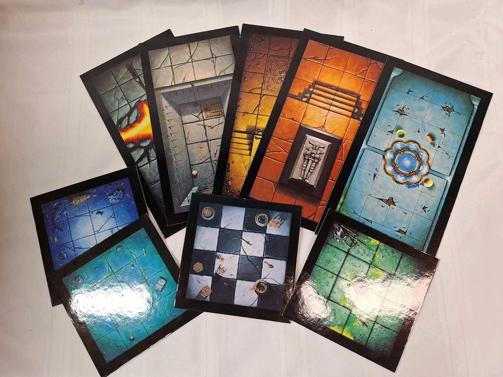 GW Warhammer Quest Warhammer Quest - Tiles Only! VG+ Objective Rooms
