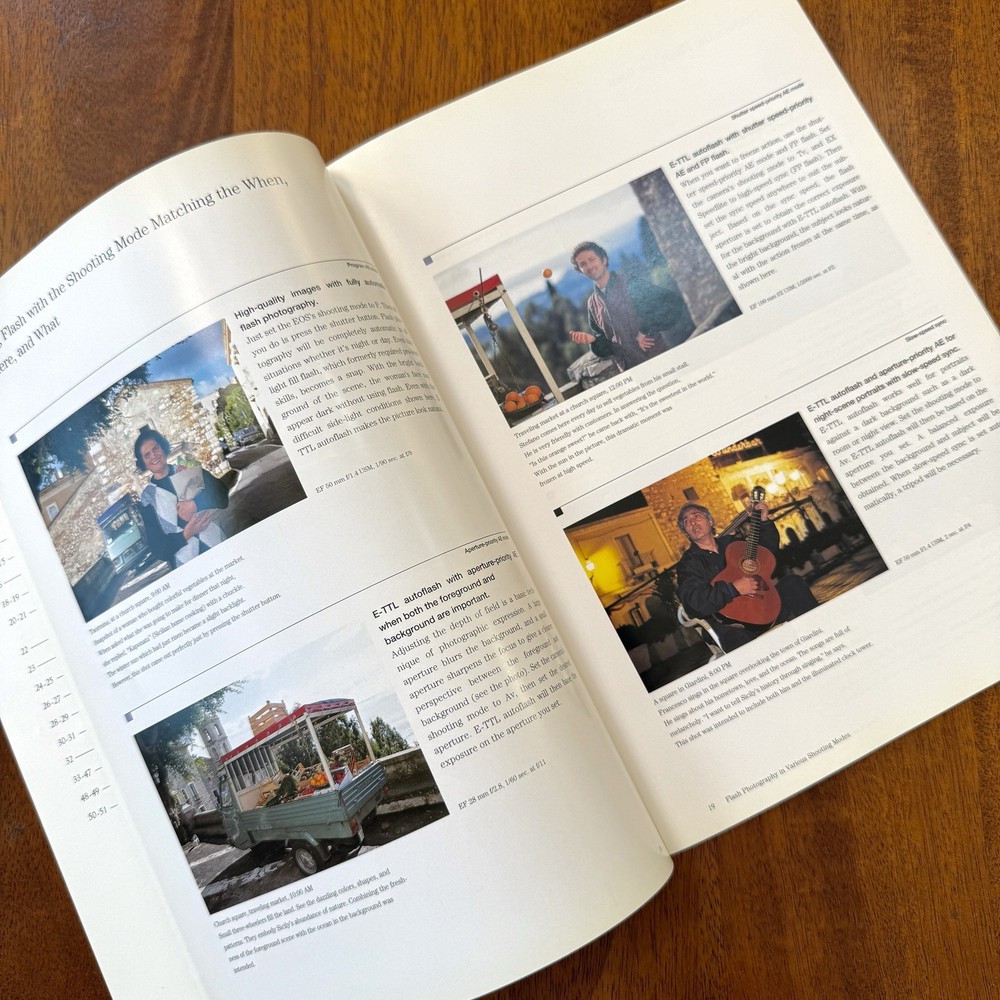 CANON Flash Work - 1999 Catalog - EX Speedlites - lighting examples from pros