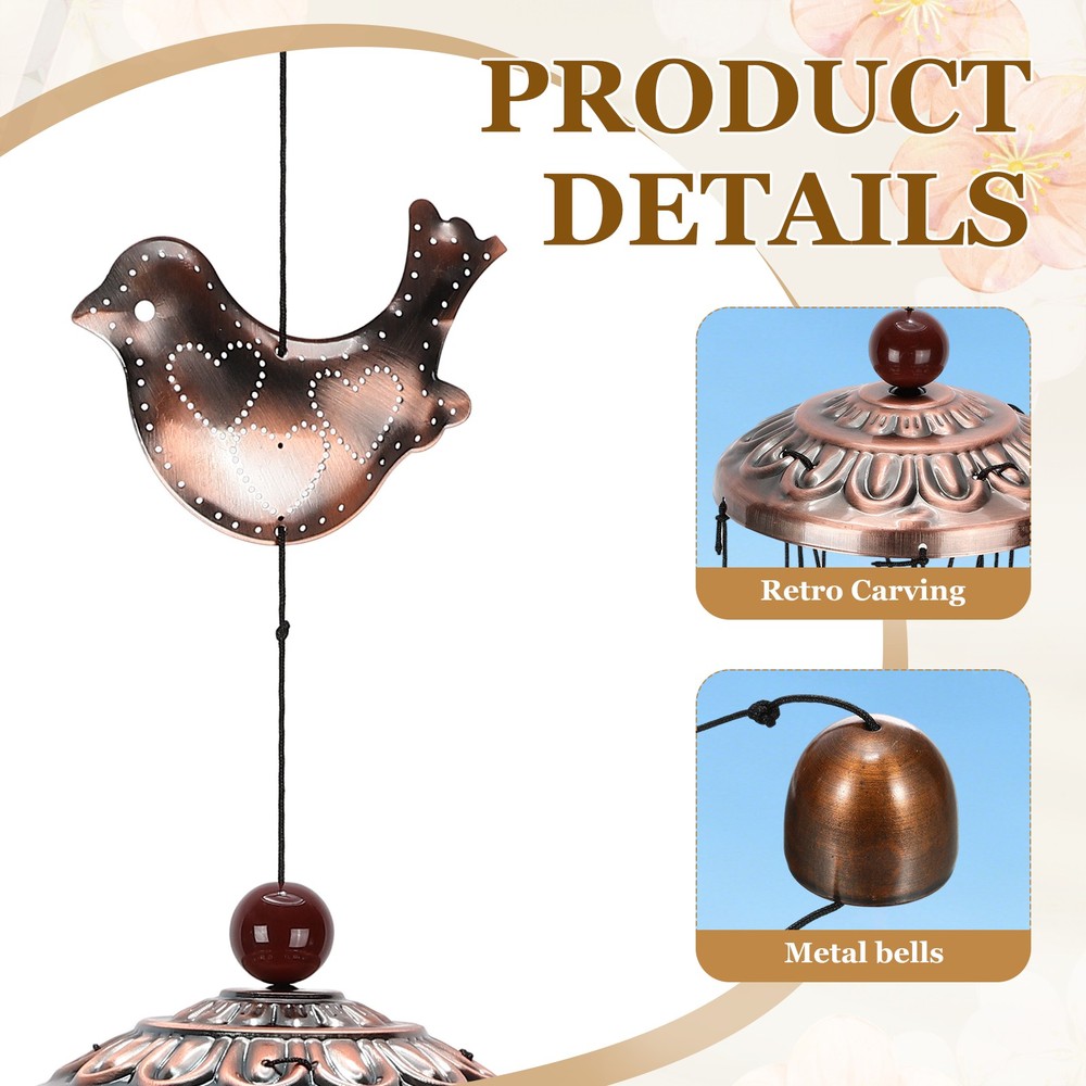 Wind Chimes for Outside, 35inch Bird-Windchimes,