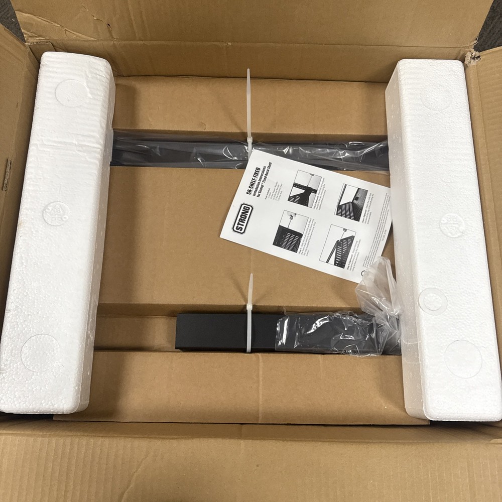 NEW Strong SR-SHELF-FIXED-1U 2 Space 14.5'' Deep Rack Mount Shelf