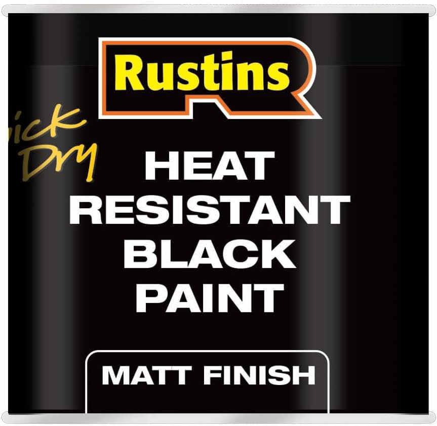 Heat Resistant Black Paint 250Ml