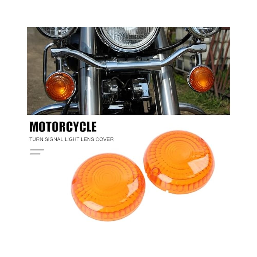 For Easy,Install Turn Signal Lens Cap, Durable ABS Material for Motorcycle Front