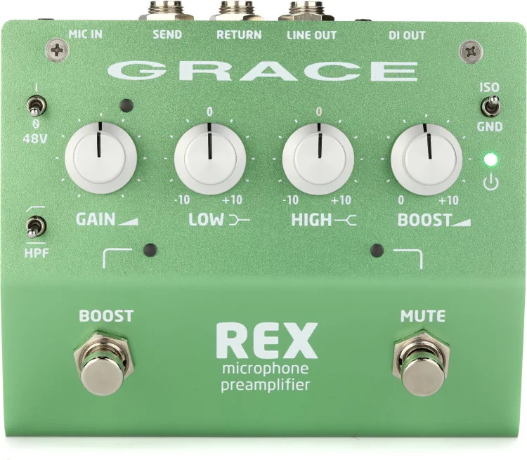 Grace Design REX Microphone Preamp Pedal with Boost