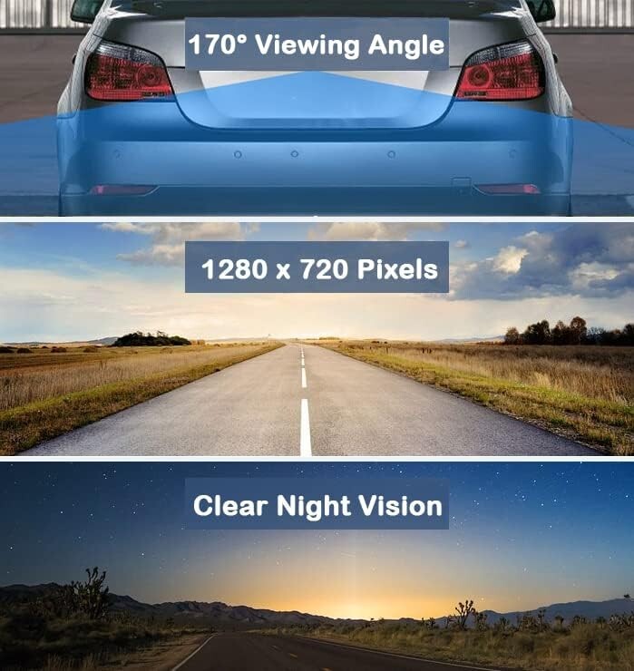 New Backup Camera Rearview Mount for Dual DV712