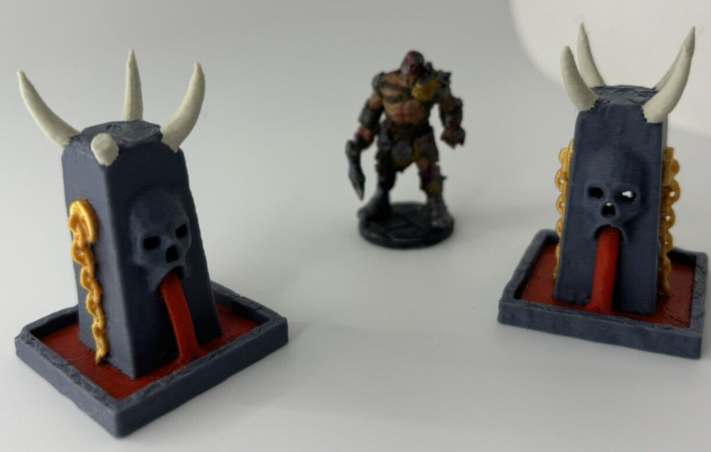 Blood and Bones Tabletop Splash Terrain Set - Painted