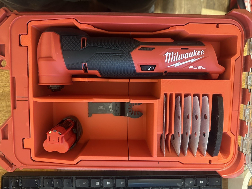 Milwaukee Packout Insert M12 2526-20 Fuel Multi-tool (Insert Only)(red)