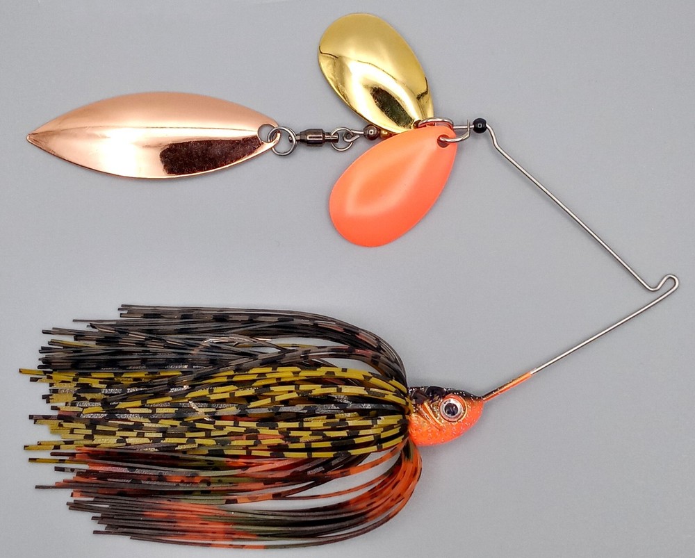 Custom Spinnerbait ~ Breaking Bream ~ 1/4 oz Triple Spin