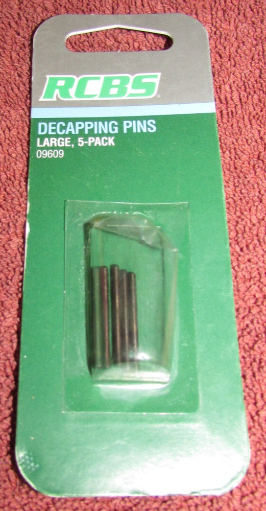 RCBS Decapping Pins Large 5-Pack #09609 - Reloading Supplies