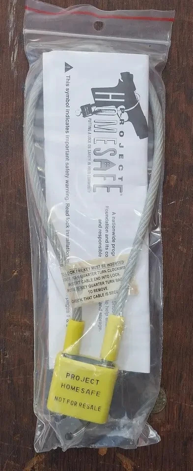 Gun Lock Firearm Gun Safety Cable Lock  New