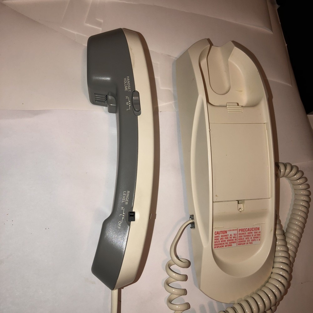 Sony Corded Telephone IT-ID20 Caller-ID Landline Phone Programmable White @E