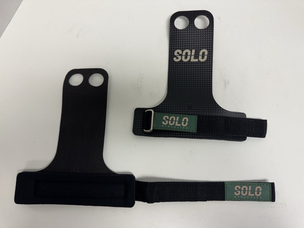 3 Pack 2 Hole Gymnastics Grips – CrossFit, Bars, Pull Ups, Hand Protection XL