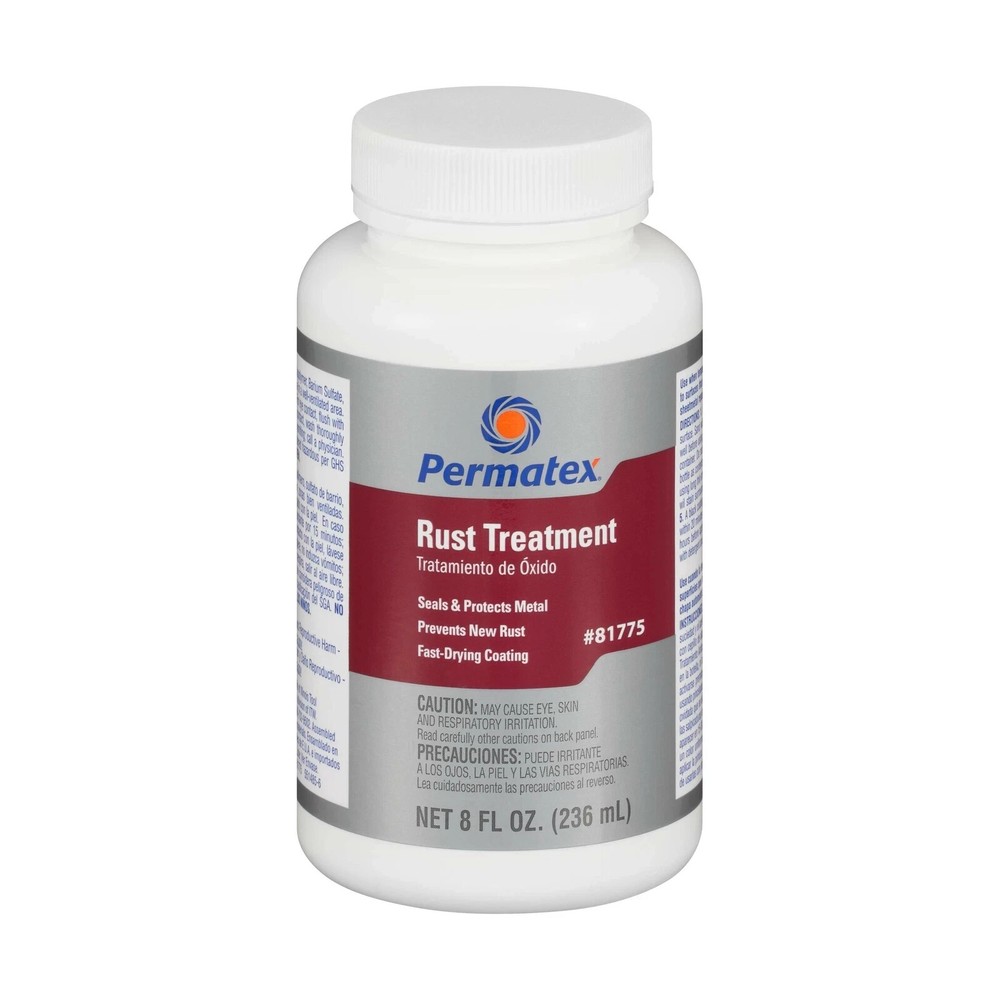 Permatex 81775 Rust Treatment 1 Pack 8 Oz. Easily Applied Safe Destroys Rust