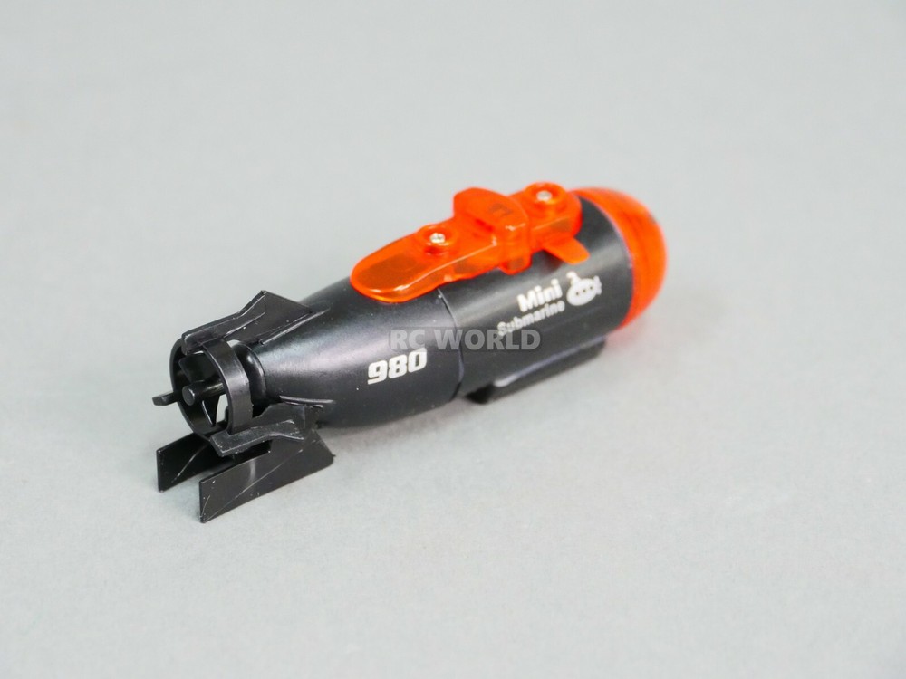 Remote Control RC Micro SUBMARINE MINI RC SUB RC Toy + Extra Batteries Yellow