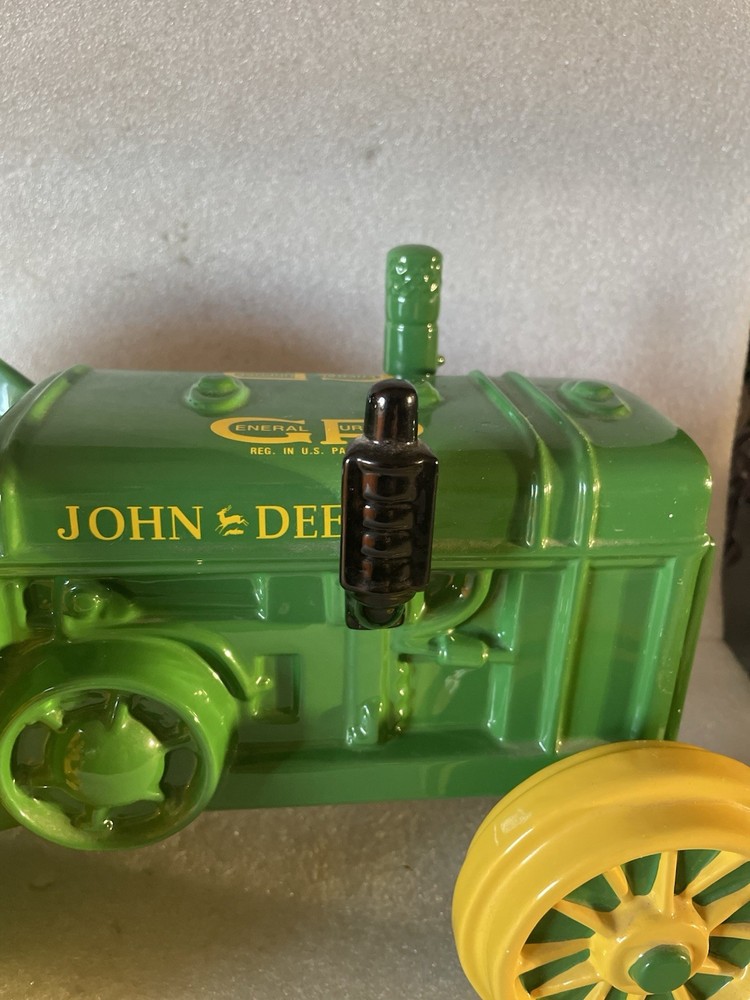 John Deere Tractor 1998 Enesco Ceramic Cookie Jar - Numbered - Some Damage