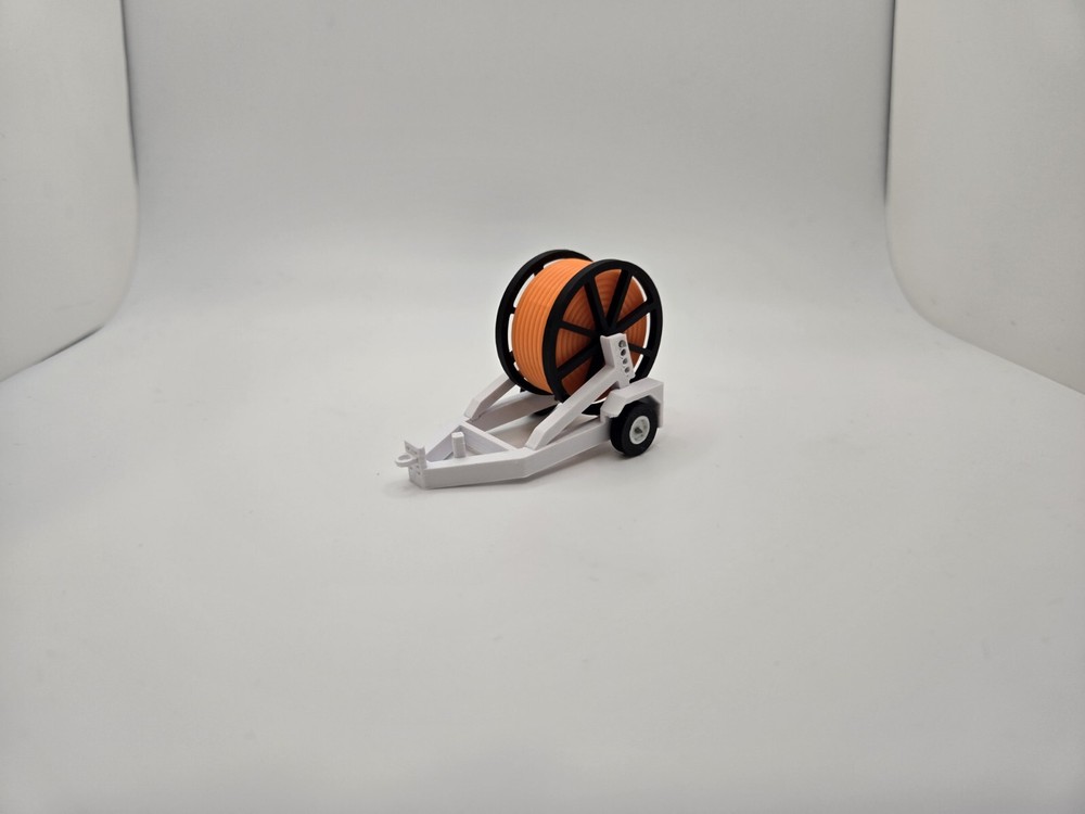 Custom 1/64 Scale Cable Reel Trailer