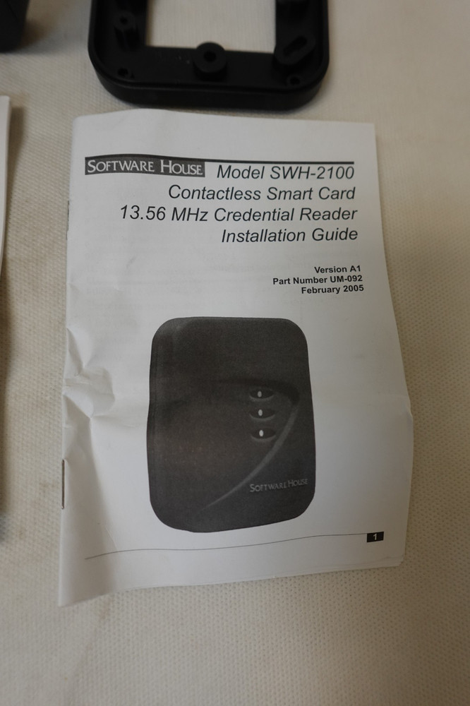Software House SWH 2100 Contactless Smart Card Flex Prox Reader - Black