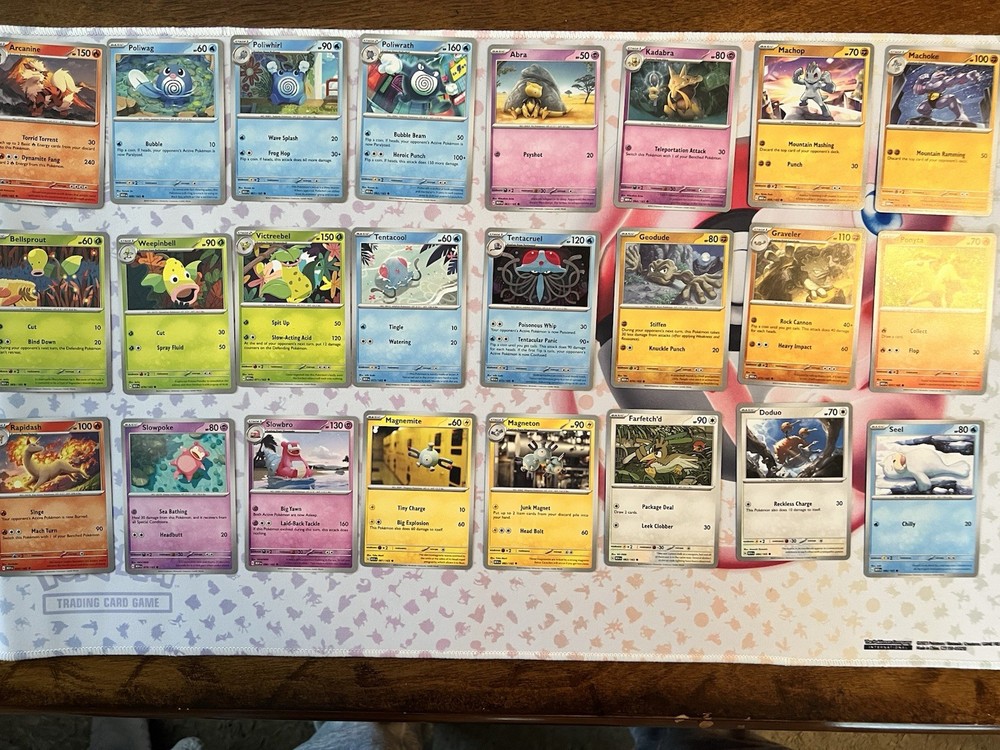 136 Cards!!!! POKEMON 151 - Complete Base MASTER SET - Com/uncommon ONLY