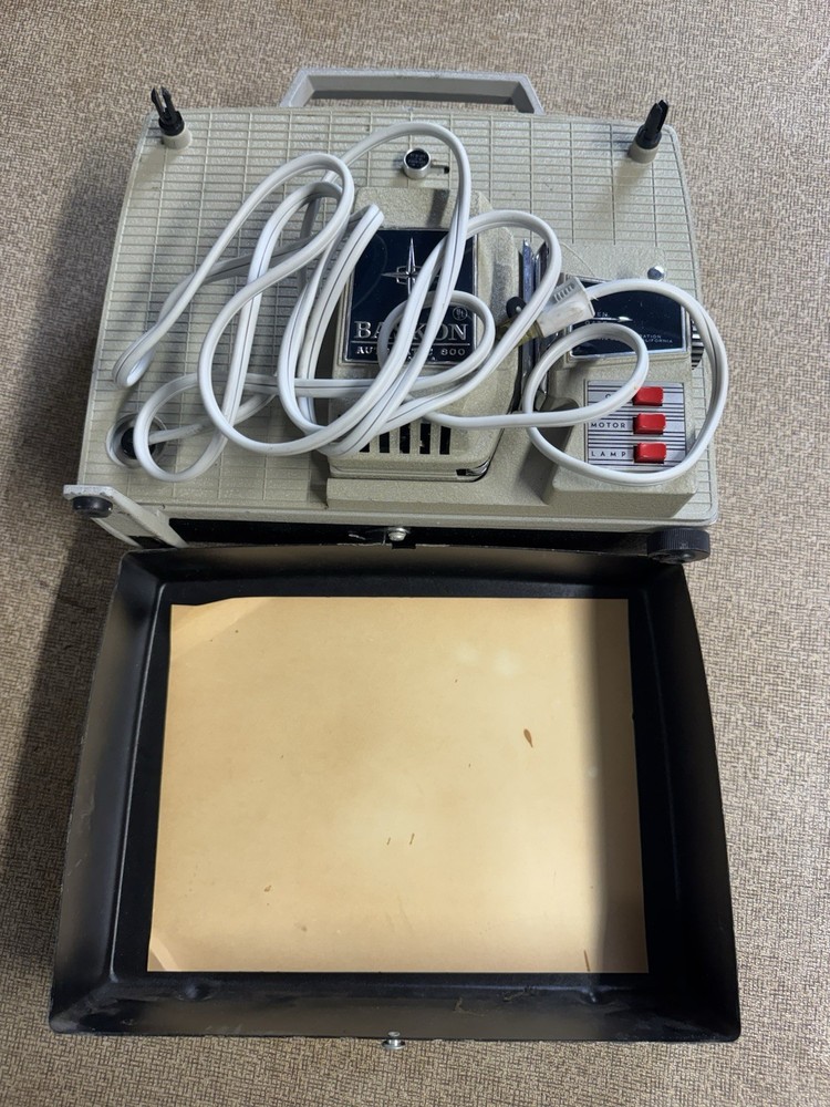 Baskon Super Astronaut 8mm Projector Model A-9 with Automatic 800 Motor Belt