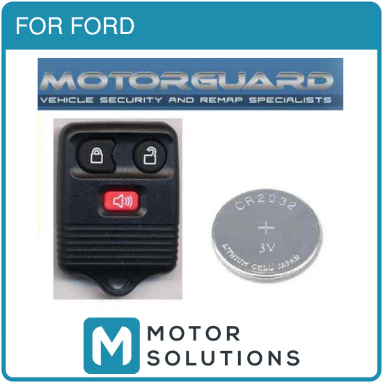 REPLACEMENT REMOTE FOB KEY CASE + FREE BATTERY FOR FORD TRANSIT CONNECT