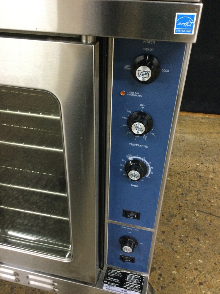 Duke E101-GV Gas Double Stack Convection Full size Oven With Casters