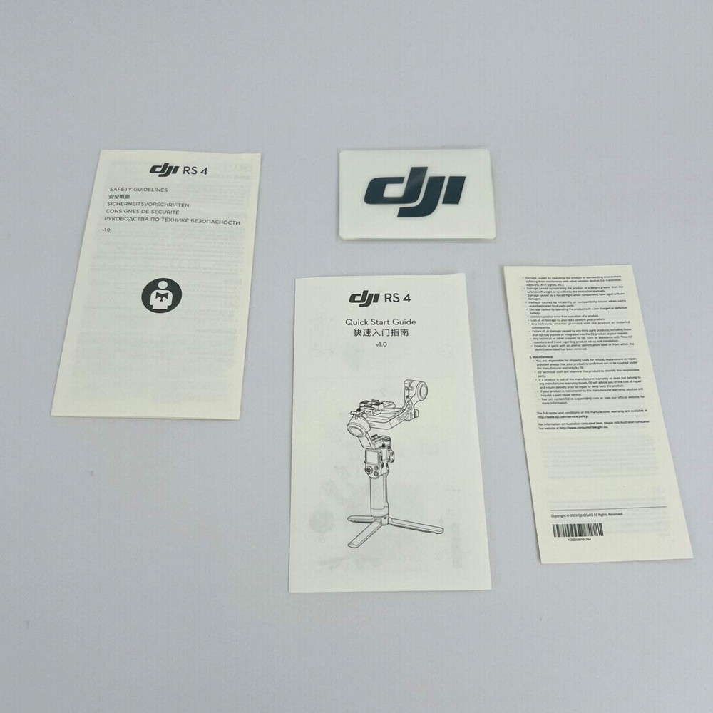 DJI RS 4 3-Axis Camera Stabilizer P14C