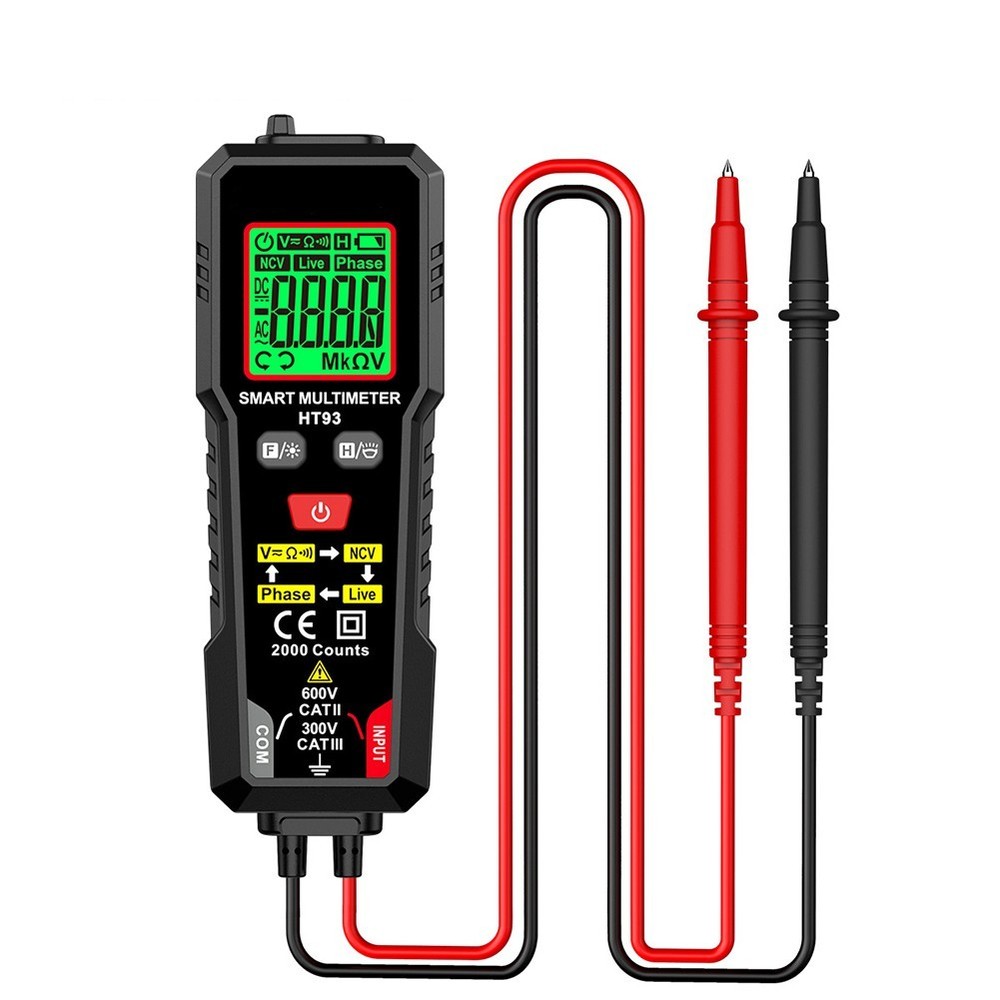 HT93 Handheld NCV DETECTION Multimeter Essential Tool for Electrical Work