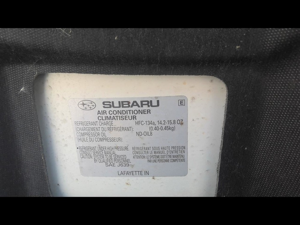 2011 2012 2013 2014 2015 SUBARU LEGACY Jack