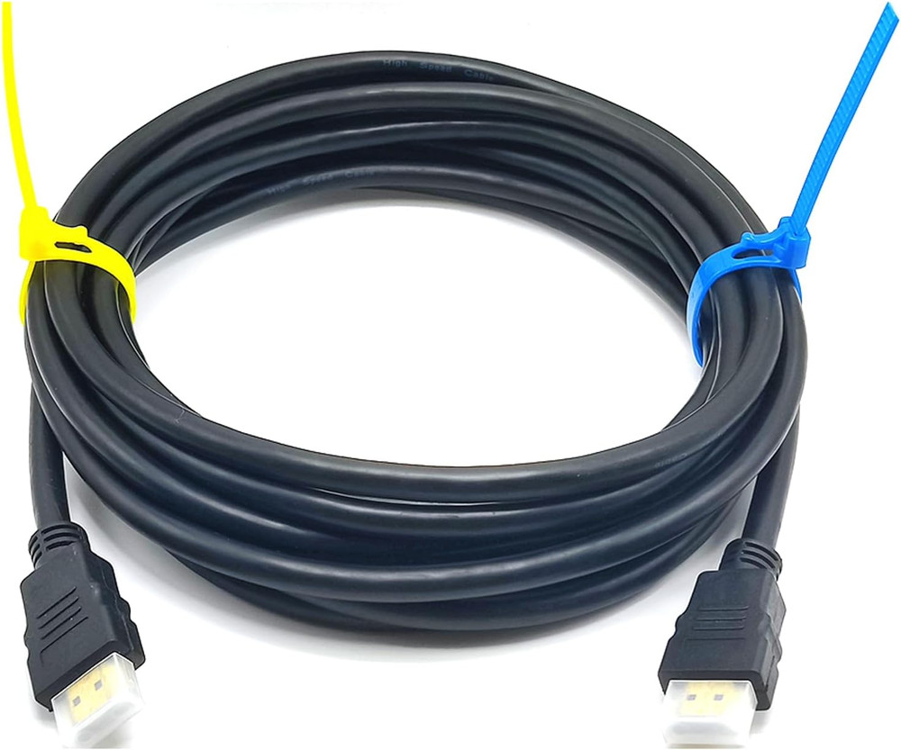 100 Pack 12" Reusable Colored Zip Ties Heavy Duty 50lb Self-Locking Nylon