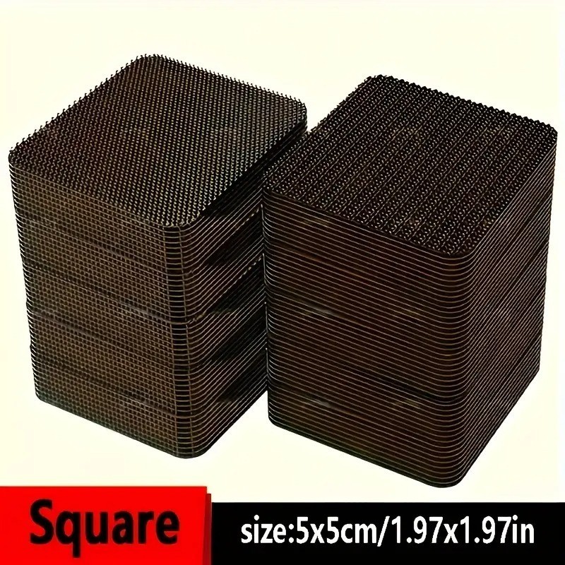 20 Sets 2" x 2" Heavy Duty Hook & Loop Adhesive Strips Sticky Back Fastener
