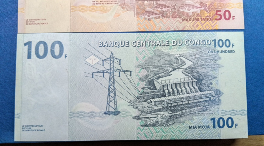 Congo 10 50 20 10 Centime UNC 2003 and 2007