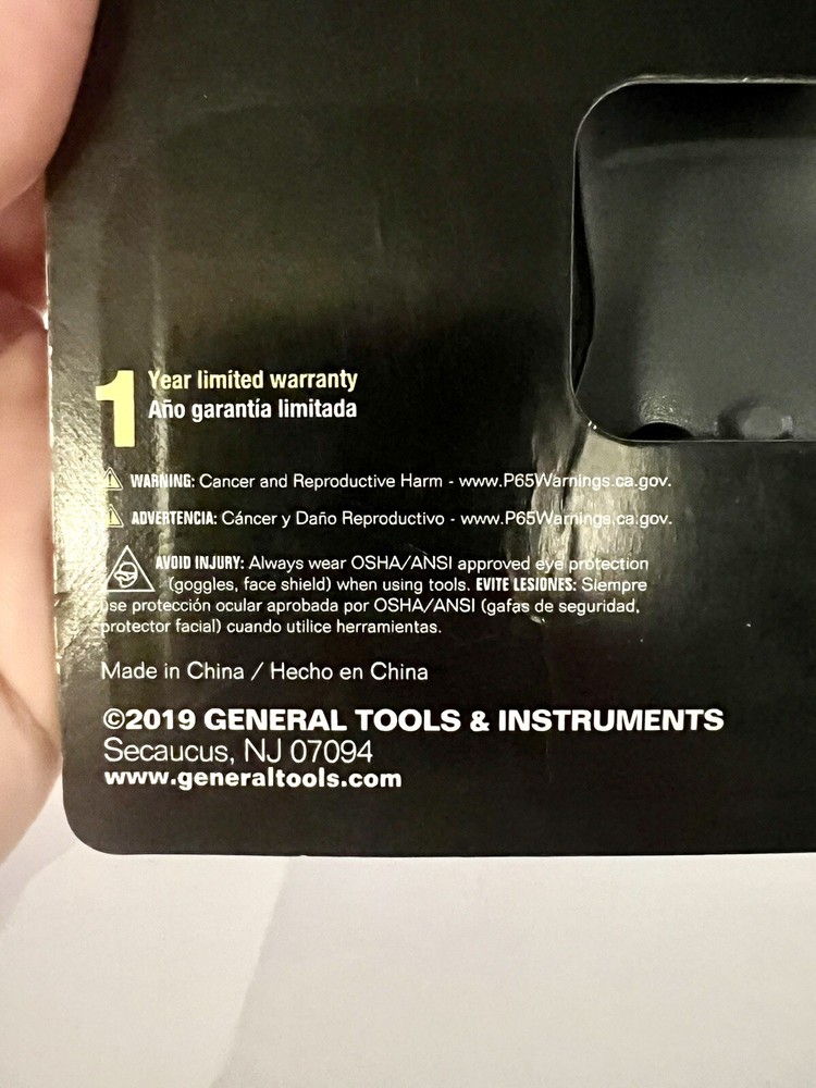 GENERAL Tools Combo Moisture Meter