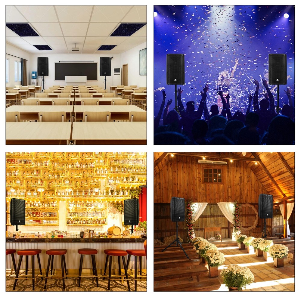 PRORECK DELTA 126 2000W Bluetooth Speaker System for DJ Karaoke