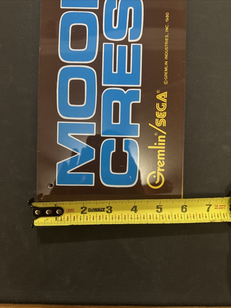 Authentic Moon Cresta Arcade Marquee Gremlin/SEGA 1980
