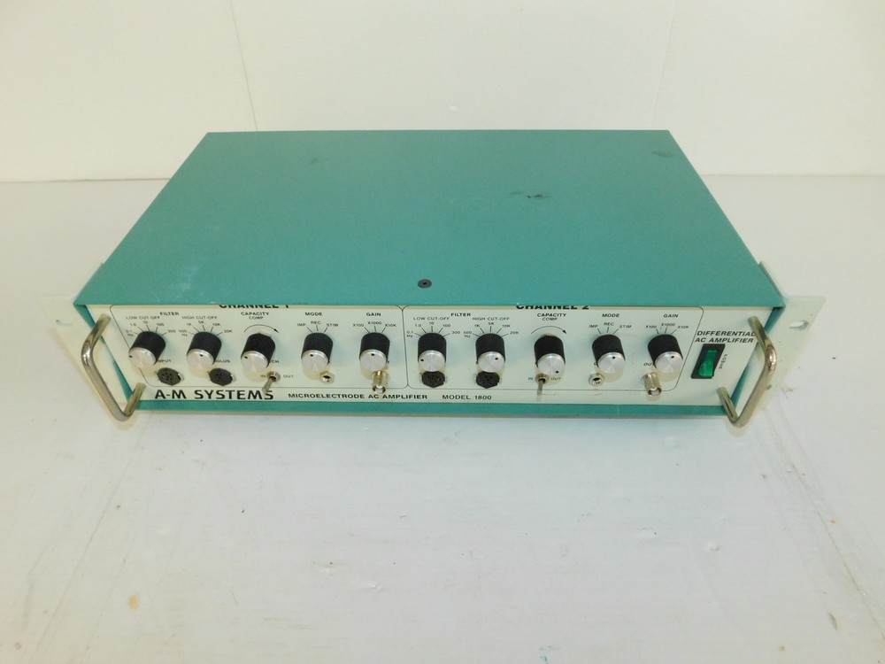 A-M SYSTEMS MICROELECTRODE AC AMPLIFIER MODEL 1800 (PQY67)