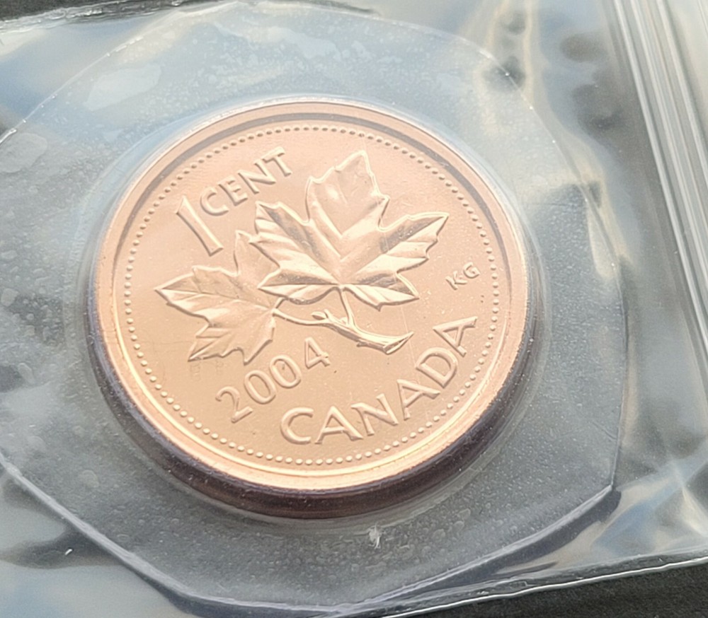 *** CANADA ONE CENT 2004 P SEALED *** MAGNETIC ***