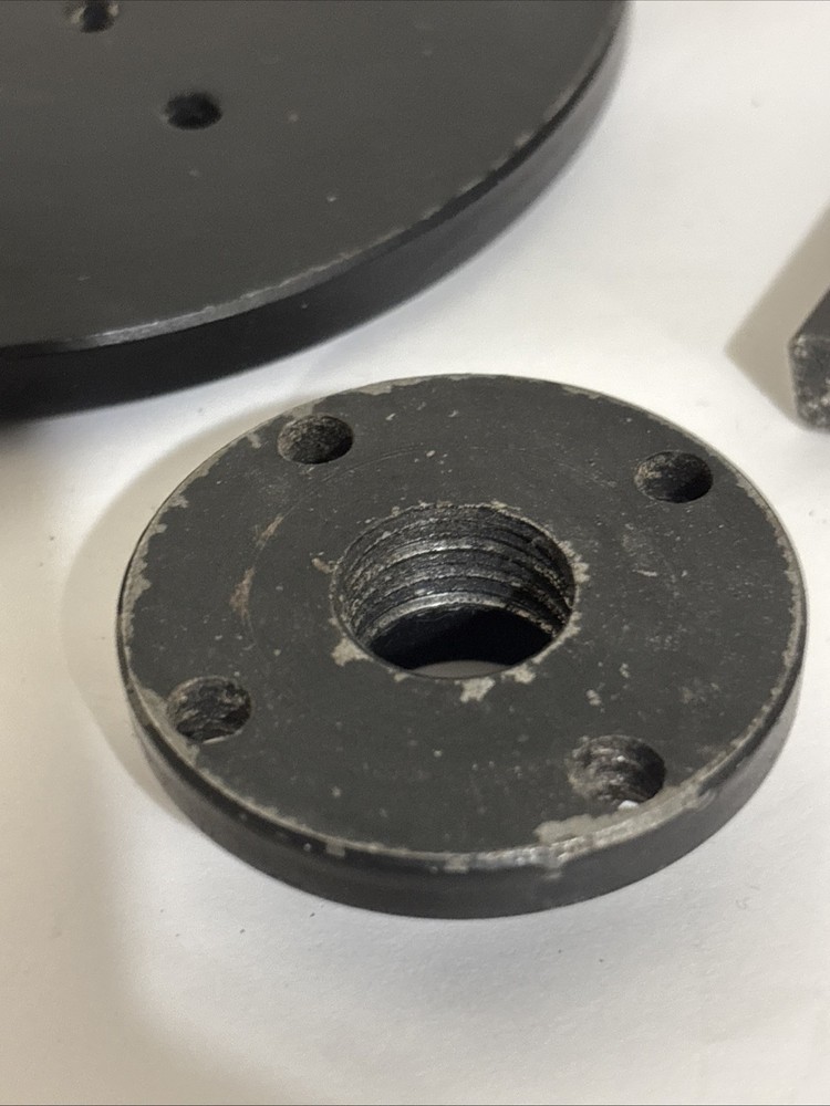 5 5/8" Diameter Iron or Steel Face Plate Clockwise Mount UNKNOWN
