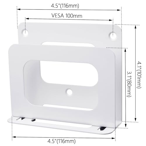 Cable Box Mount Modem Wall Mount Adjustable Wall Mount Holder for Apple Narrow
