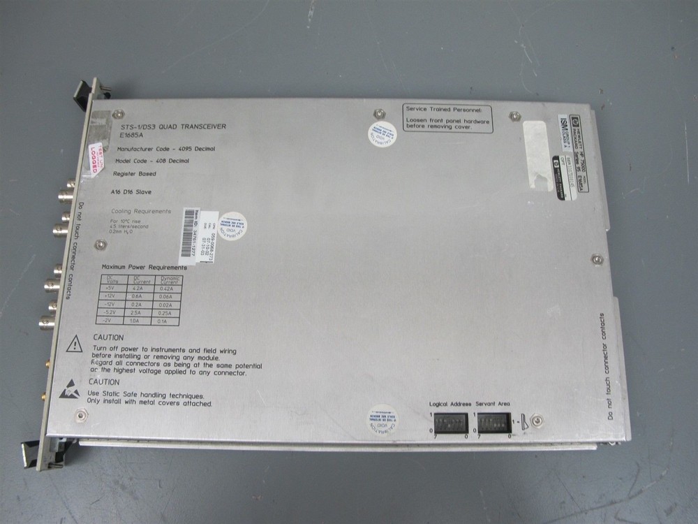 Hewlett Packard HP E1685A STS-1/DS3 Quad Transceiver VXI Module