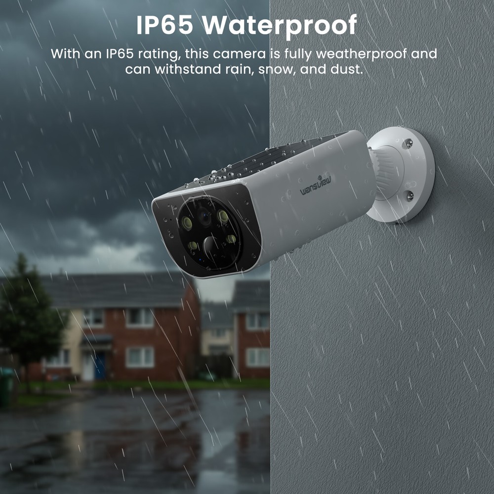 Wansview Home Security-2K Wireless Security Camera Outdoor AI Motion Detection