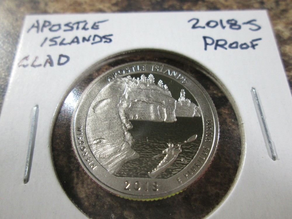 2018-S PROOF CLAD APOSTLE ISLANDS   QUARTER -   AA3