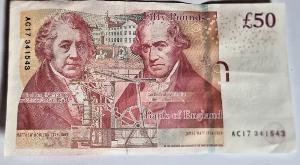 Old Fifty £50 Pound Notes Good Condition