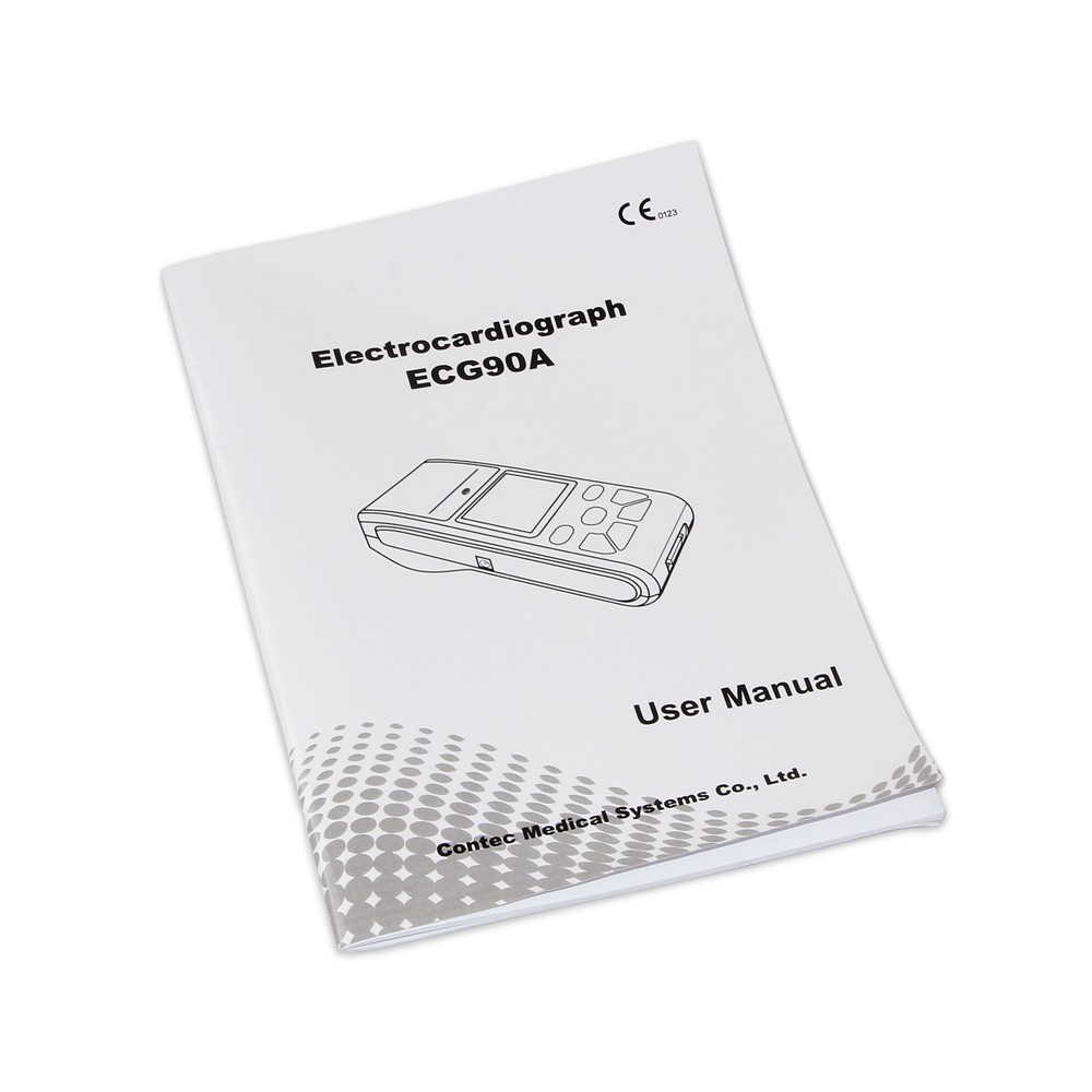 ECG90A 12 Leads Single Channel EKG ECG Machine USB Software Printer+Bag