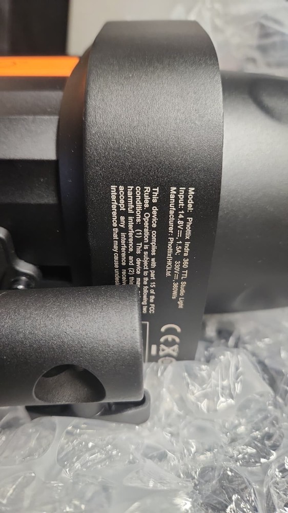 Phottix Indra360 TTL Studio Light Used Missing Battery Missing power cord