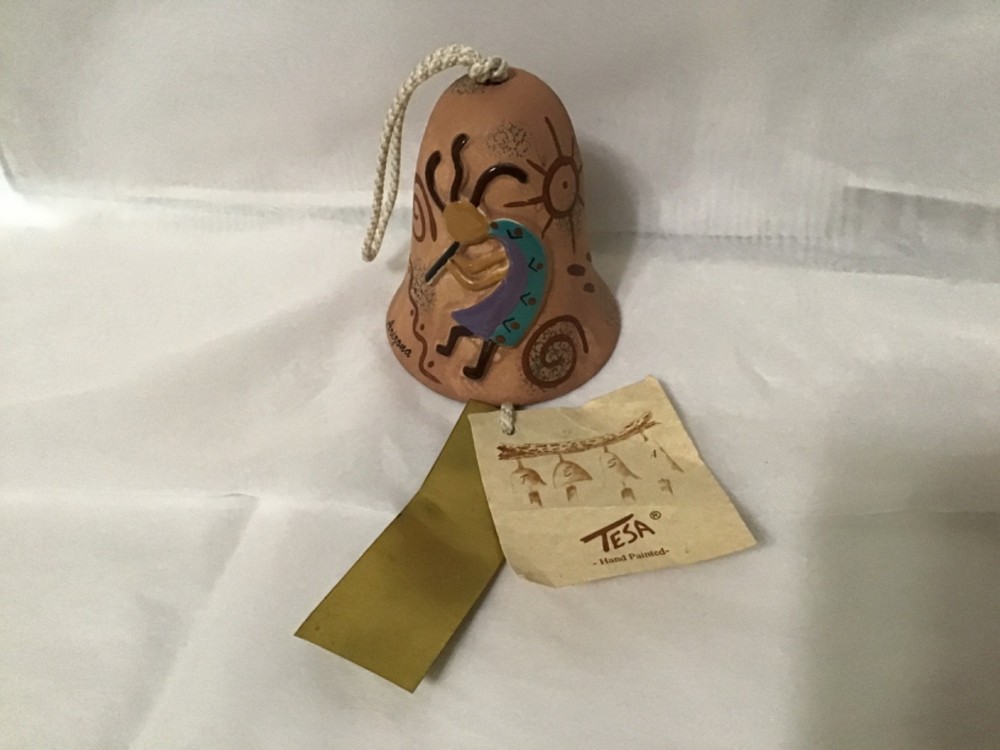Tesa by Maack co. hand painted Kokopeli wind chime with tag