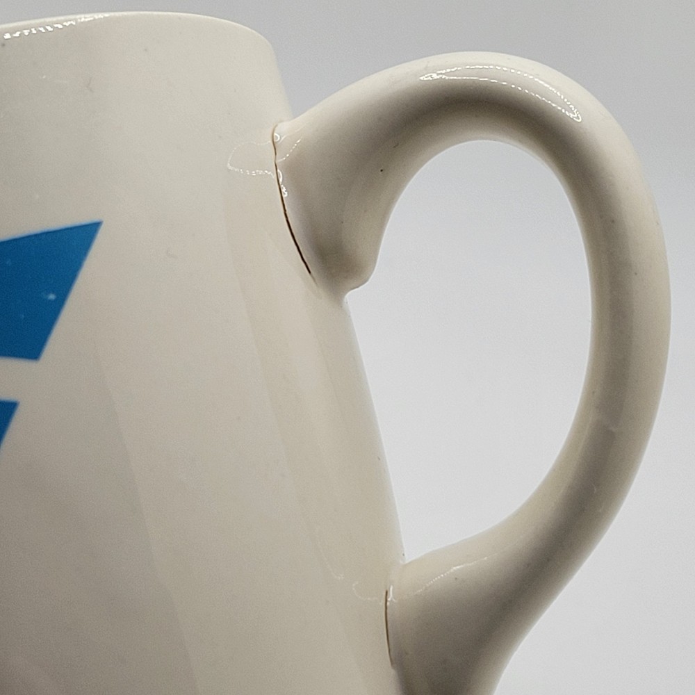 Vintage 80s Vantage Computer Systems Advertising Mug USA Retro Tech Officecore