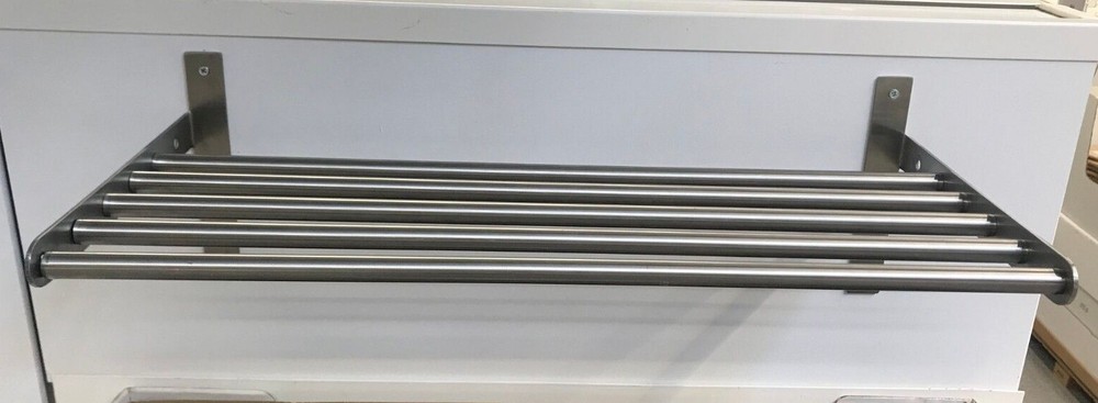 GRUNDTAL Kitchen Home Wall Shelf Rack Holder, Stainless Steel, Multi Use 60cm