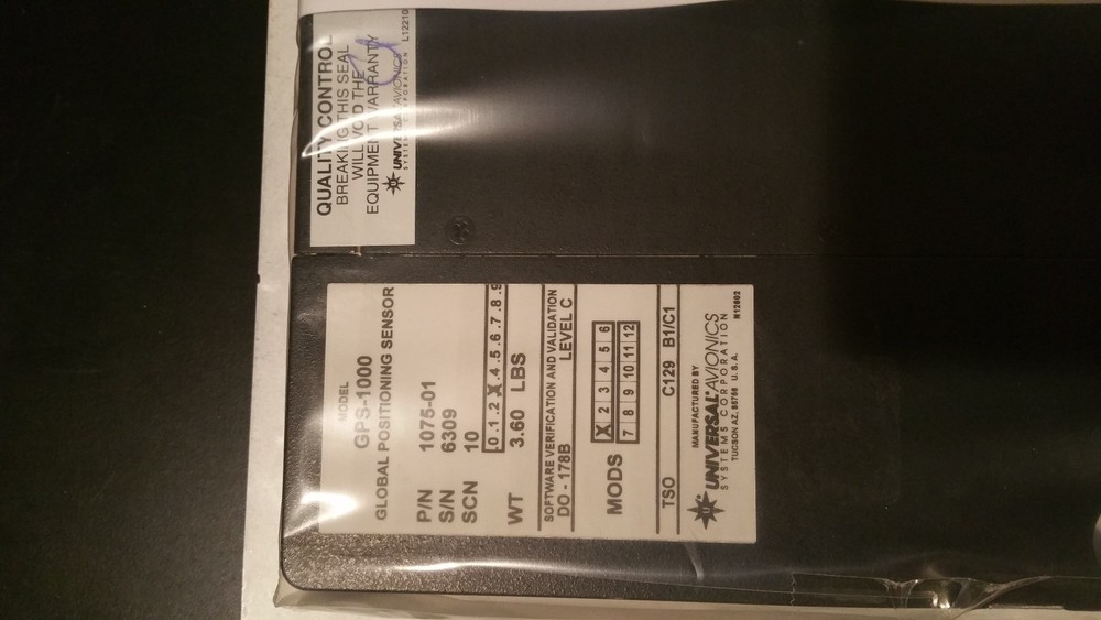 GPS, GPS1000, 1075-01, 8130 9/12