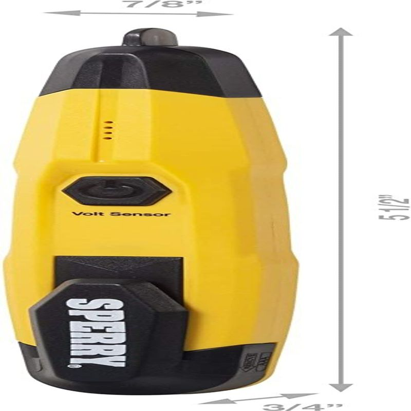 Sperry Instruments VD6508 Detector with Flashlight,cETLus Listed Yellow