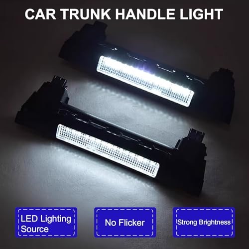 Trunk Tailgate Handle Light Upgraded Tail Door Handle LED Lights Fit for